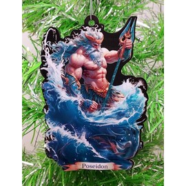 Poseidon Greek God Ornament