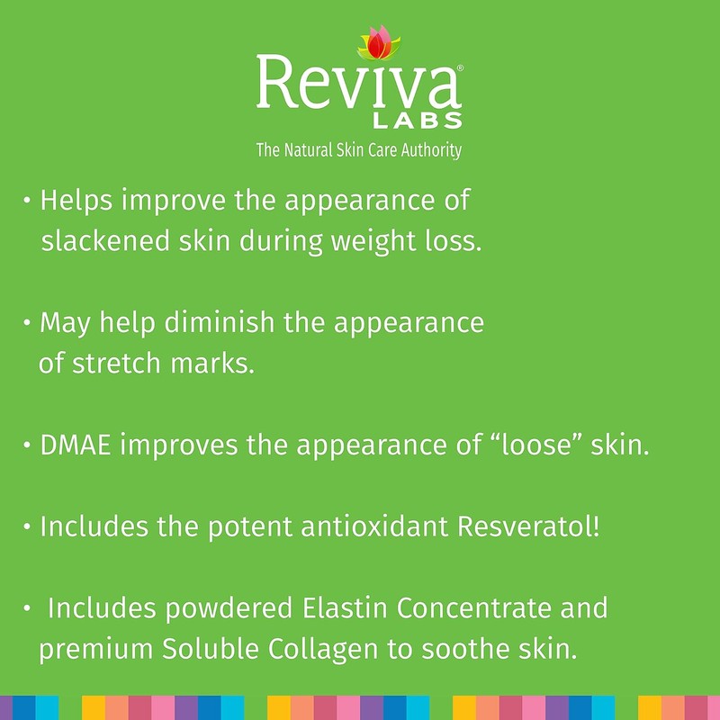 Reviva Labs Elastin & Collagen Body Firming Lotion with DMAE,