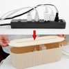 Cable Box, Beige Cable Management Box, Cable Organiser Box, Cable