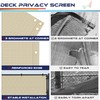 Windscreen4less 2.5' x 15' Balcony Privacy Fence Screen Mesh Windscreen