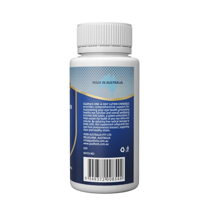 GladHerb One-A-Day Lutein Chewable 60 Tablets
