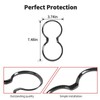 JWWY Front Cup Holder Ring Surround Trim Fit for 2011-2021