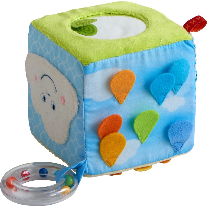 HABA 306030 Rainbow World Play Cube, Multifunctional Toy from 6