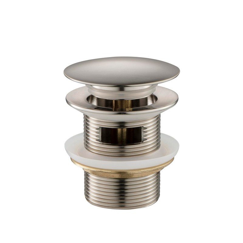WOODBRIDGE Pop-up Drain for Freestanding Bathtub, with stainless steel Overflow,