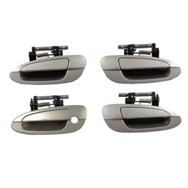 Advance Ignition Front and Rear Outside Door Handle Compatible with 02-06 Nissan Altima C12 Coral Sand Metallic Set 4PCS 2002 2003 2004 2005 2006