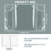 AmazingSpark 4 Pcs A6 Clear Plastic Cover 10.0 x 6.7
