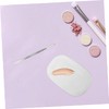 Vaguelly Stainless Steel Makeup Mixing Palette Cosmetic Plate with Spatula