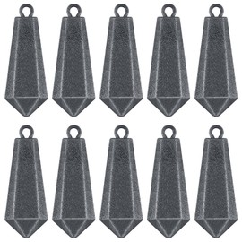 Alwonder Iron Sinker Sea Fishing Steel Sinker Ideal for Drop-Shot Beach, Shore, Boat Sea Fishing Tackle Accessories for Long Casting and Rig Making 40g