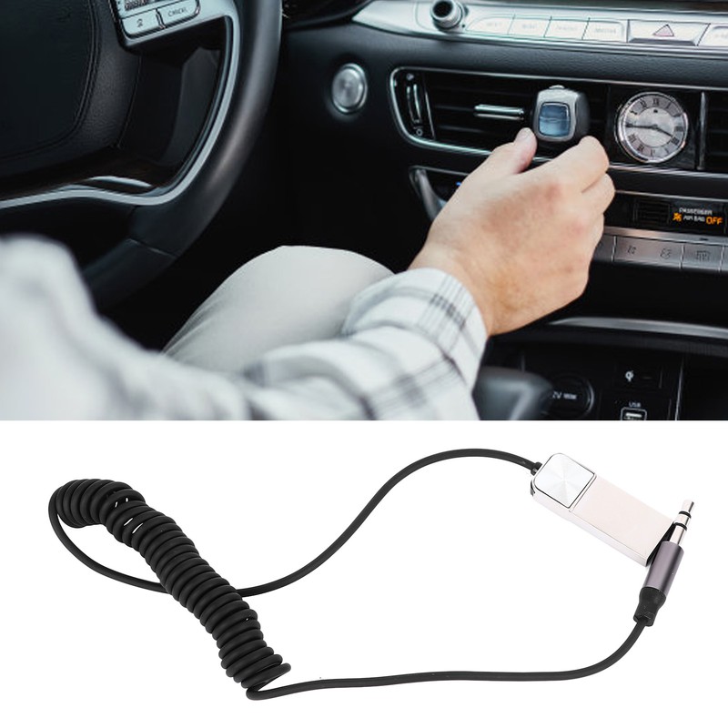 Car Bluetooth Receiver 3.5mm Jack Fast Pairing Stable Connection Portable