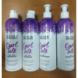Not Your Mother's CURL TALK Shampoo/Condit - 2 Shampoos + 2 Conditioners - 0609/0616