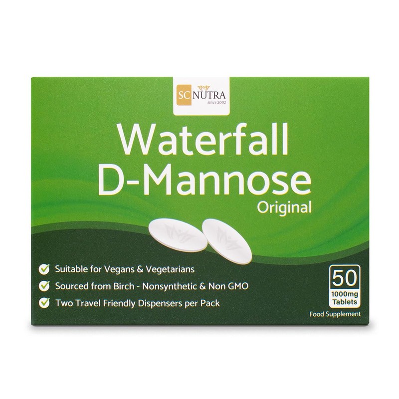 D-Mannose Tablets 1000mg - Waterfall D-Mannose sourced Naturally from Birch