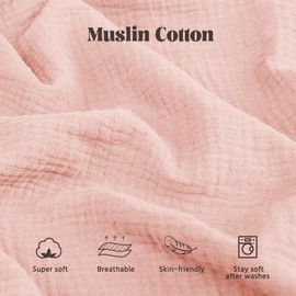 Muslin Baby Lounger Cover, Soft & Breathable Cotton Infant Lounger Cover, Machine Washable Newborn Lounger Slipcover, Fits Most Baby Loungers (Cover Only)