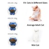 Nihow Slanted Elevated Cat Bowls: 5 Inch Ceramic Raised Cat