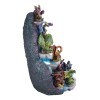 Ebros Fantasy 12 Mini Dragons With LED Lighted Glacier Mountain