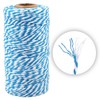 jijAcraft Blue and White Twine String, 328 Feet Christmas Bakers