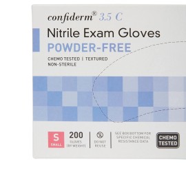 McKesson Small McKesson Confiderm 3.5C Nitrile Exam Gloves