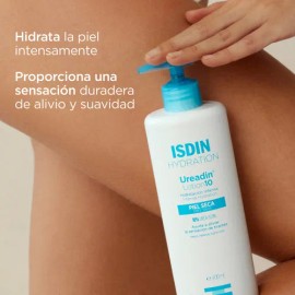 Isdin Ureadin Loción Corporal Hidratante para Piel Seca, Fragancia Neutra, 400ml