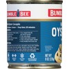 Bumble Bee Premium Select Whole Canned Oysters, 8 oz Can