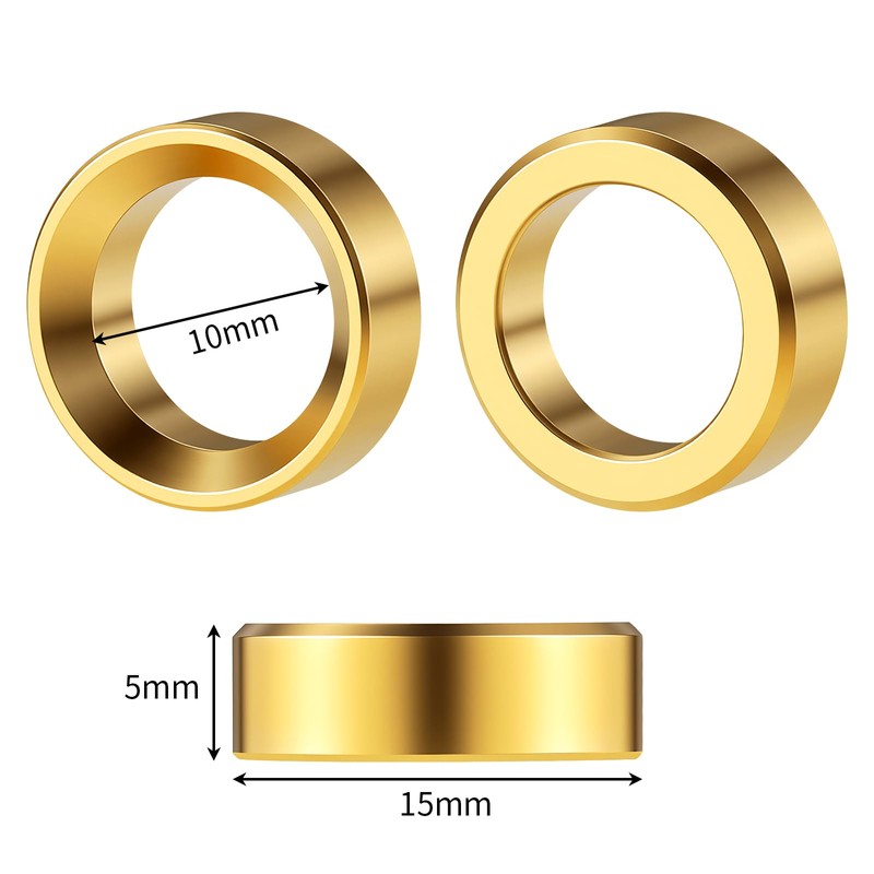 RCLIONS Brass Wheel Weight Block Inner Clamp Rings 13g/4pcs for
