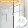 showingo 2 Pack Porcelain Towel Bar Rod Rack Post Holder