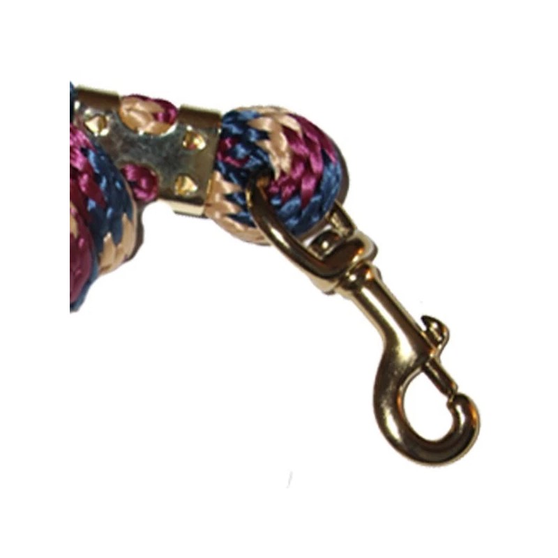 The Epic Animal Poly Lead Rope Navy/Tan/Burgu