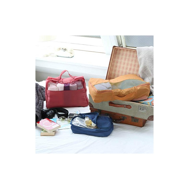 Dulton Feather Light Travel Organizer Red Medium FEATHER-LIGHT TRAVEL ORGANIZERS