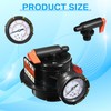 Threlaco 3 Pcs Ccx1000v Cartridge Filter Pressure Gauge Accessories Set,