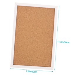 Operitacx 1Stk Schwarze Bretter für Vorschulen Ankündigungstafel Tür Pinnwand-Bulletin Pinnwand aus Kork für die Wand Korkfliese einzelne Schicht Korkplatte Schwarzes Brett Hölzern