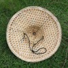 Z-ONE Rice Hat Chinese Cantonese Traditional Bamboo Hat Dia. 20.5"