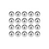 sourcing map 11mm Bearing Balls 304 Stainless Steel G100 Precision