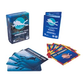 Half-Monster Games Virtual Reef Diver: Tabletop Edition. Educational Memory Card Game - Age 6+, 2-8 players, 30 Min Game Play. Half Monster Games