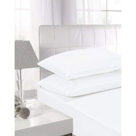 Textiles Direct Affinity Soft Touch Fitted Sheet White Single Bed