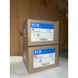 Eaton Crouse-Hinds 467 3" Set Screw Type Coupling (4 PCS) For EMT - New In Box