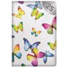 2025 Pocket Diary Week to View White Textured Cover Butterfly
