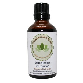 Lugols Iodine Solution 5% - 50ml - with Dropper Insert
