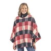 LINDA ANDERSON Women's Cozy Coat Full Zip Fleece Poncho