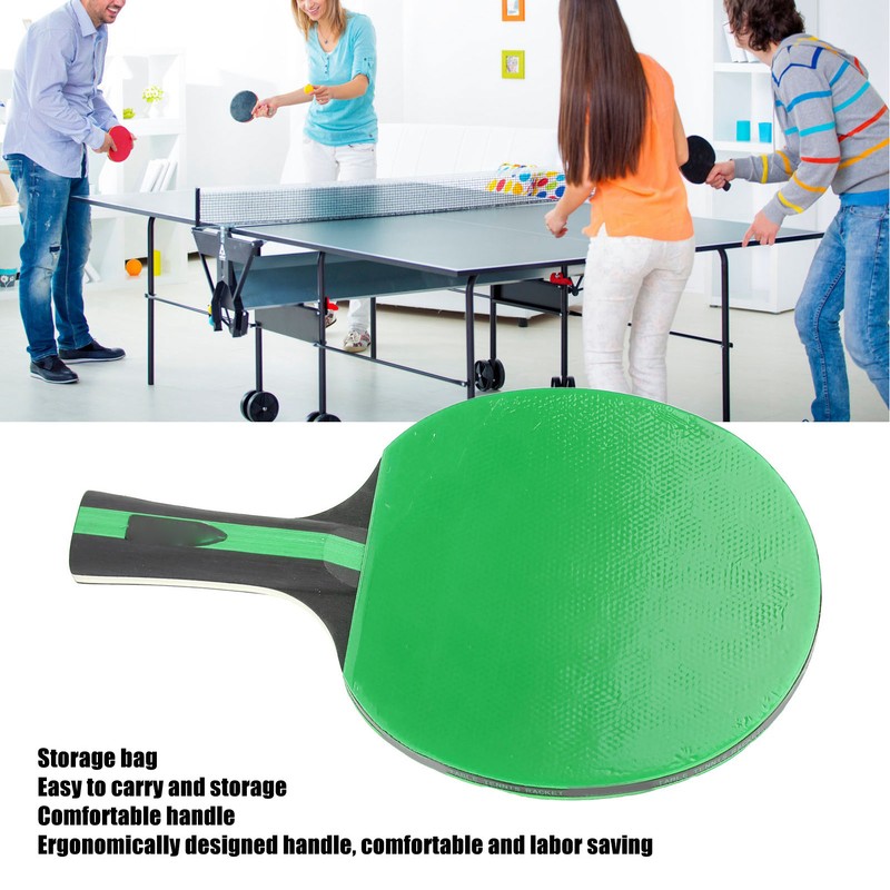 REGAIL Table Tennis Paddle Double Sided Beef Tendon Rubber Training