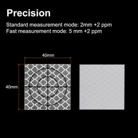 HARFINGTON 20pcs Survey Reflector Sheets 40mm Self-Adhesive Reflective Tape Survey Target Mark for Total Stations, White