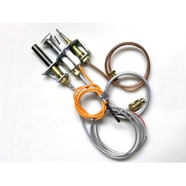 25660/4021-732 Pilot Assembly Natural Gas (NG) for Heatilator, Heat-N-Glo and Quadrafire Stove & Fireplace, Replacement Natural Gas Pilot Assembly for Heatilator GNDC33, GNDC36