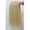 mszyhuwan Straight Blonde Wig For Women Glueless Middle Part Fashion