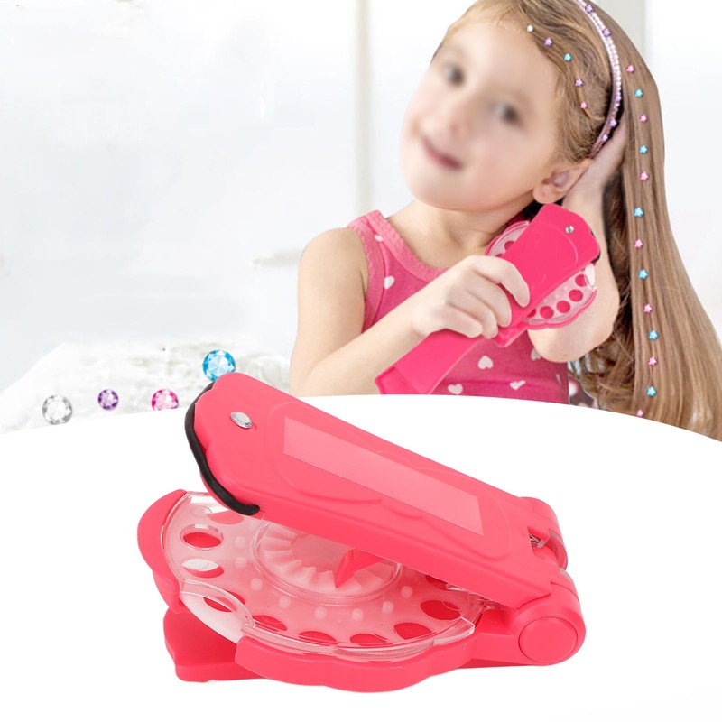 Hair Jewels Stamper Colorful with 12 Sheets Rhinestones Easily Stamp