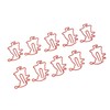 100pcs Santa Paper Clips Slip Resistance Cartoon Cute Lightweight Paperclips