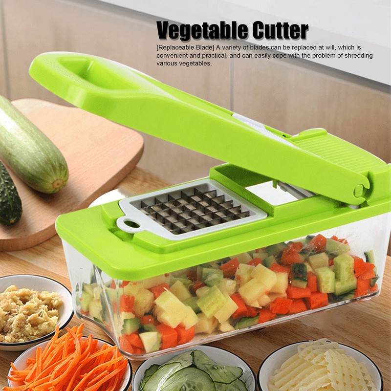 Vegetable Cutter Manual Potato Chopper Vegetable Grater Fruit Food Slice