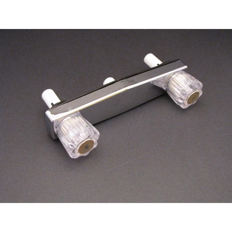 Matco-Norca Mobile Home RV Shower Faucet. 2 Valve. Chrome. 8"