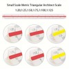 Plastic triangular scale, 30 cm scale ruler, plastic scale ruler,