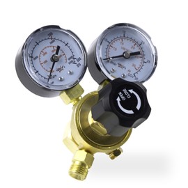 Gas Pressure Regulator Pressure Regulator up to 200 Bar Made of High-Quality Brass for Argon CO2 Mix 18 Mixed Gas Protective Gas Welding Devices