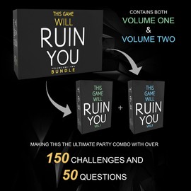 This Game Will Ruin You Bundle - Card Games for Adults & Bachelorette Parties - Party Games for College Students & Fun Adult Game Night Ideas - Board Games for Groups & Couples or 21st Birthday Gift