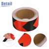 ACROPIX Universal 5cmx10m Red and Black Arrow Reflective Stickers Reflective