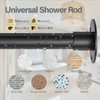 Yampos L Shaped Corner Shower Curtain Rod, 24" - 53"