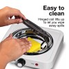 Proctor Silex Electric Stove Single Burner Cooktop Compact and Portable